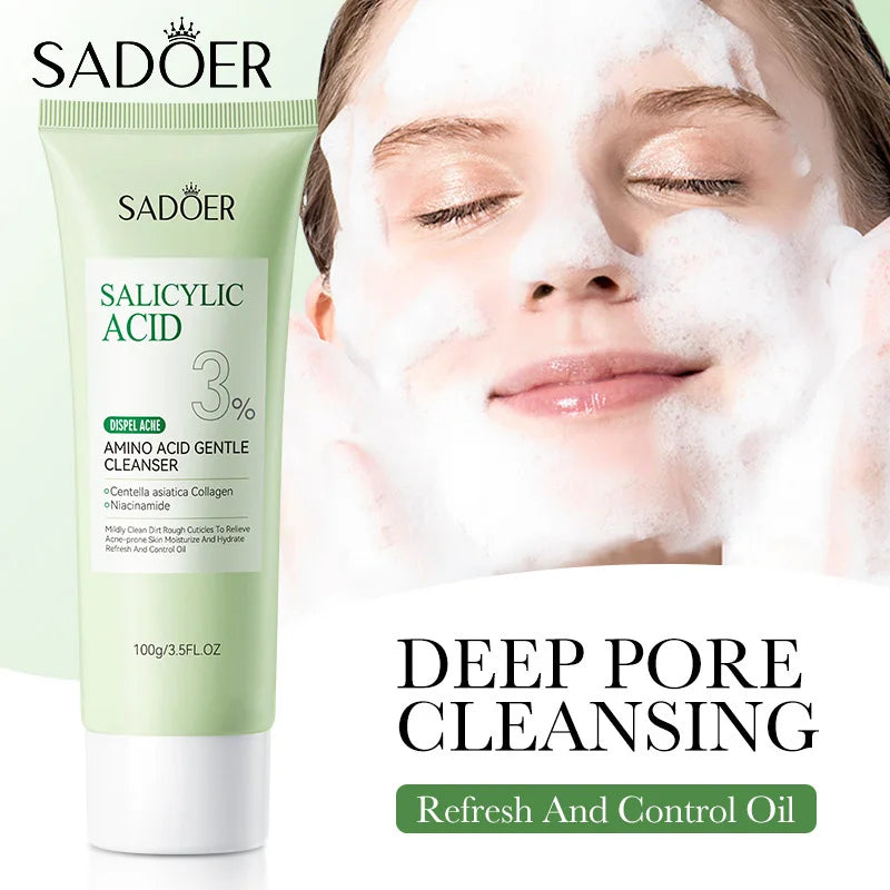 Limpiador Facial SADOER Ácido Salicílico