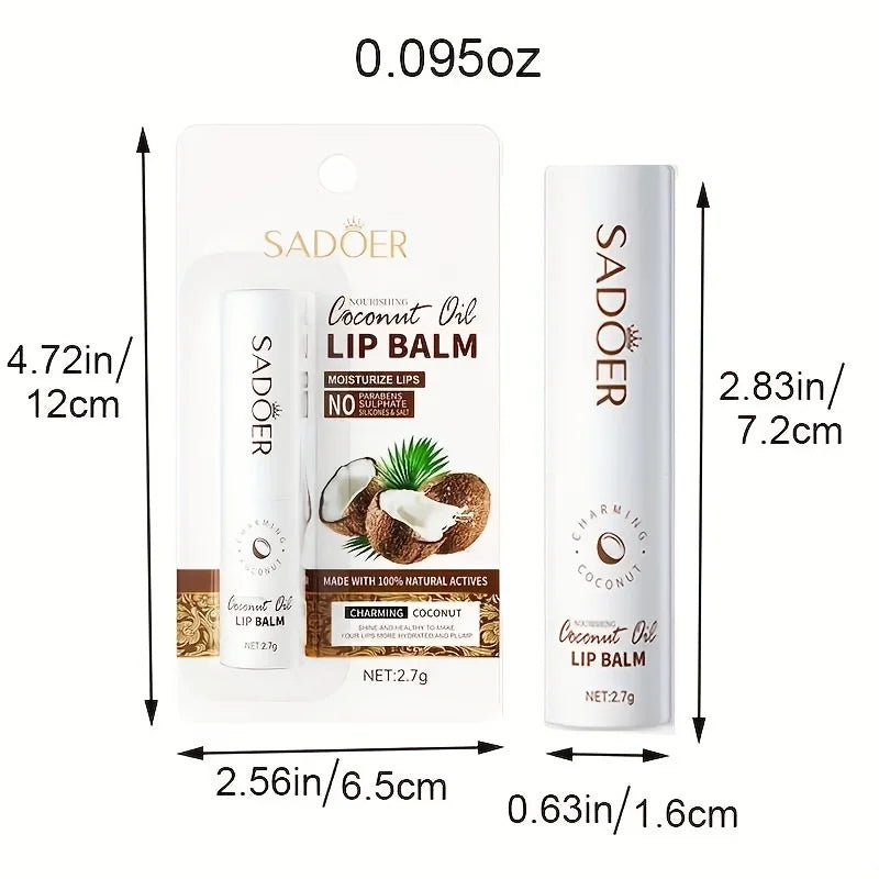 Bálsamo Labial SADOER® - Coconut Lip Balm