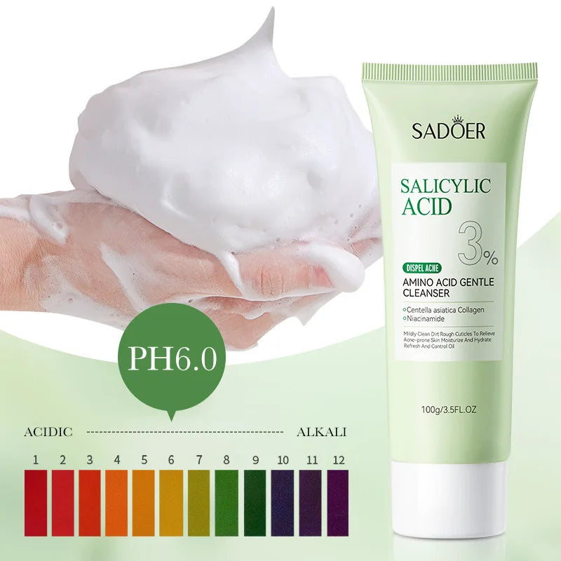 Limpiador Facial SADOER Ácido Salicílico